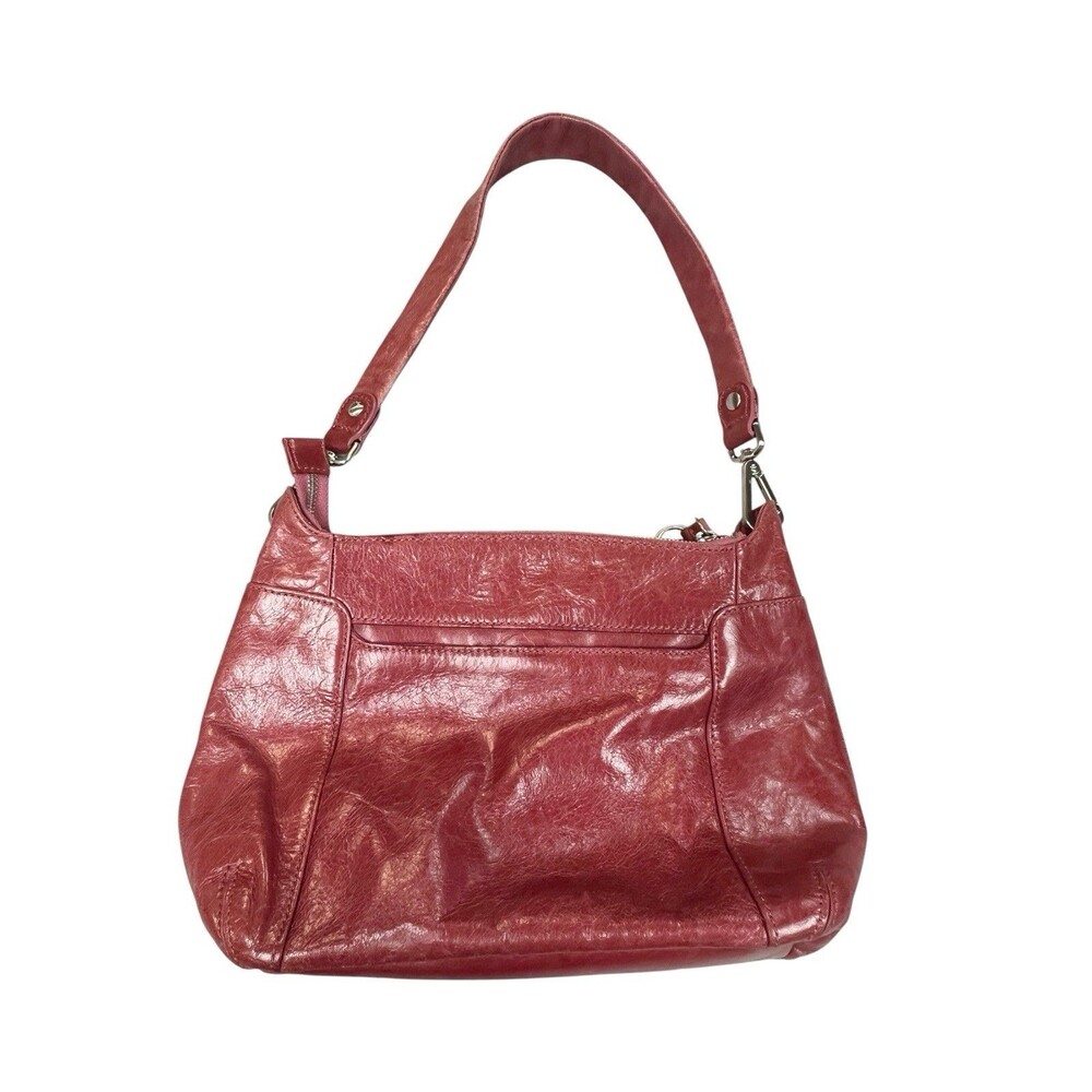 HOBO The Original Small Soft Leather Shoulder Tote Bag Purse Preppy Boho - Picture 2 of 11
